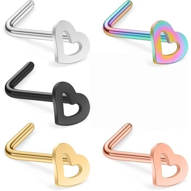 Body Jewelry Surgical Steel - 5 piezas de 20G, anillos de
