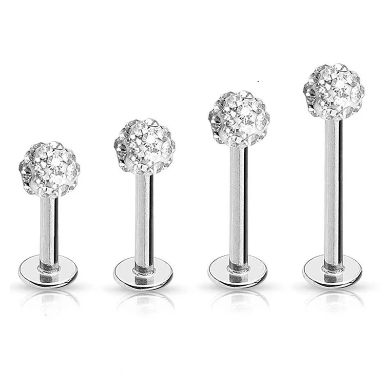 4 piezas de joyería para pierc - Body Jewelry Surgical Steel reseña y precio